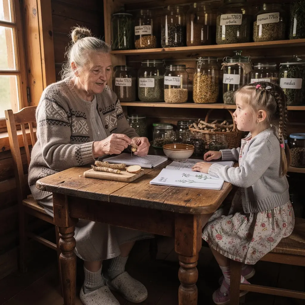 Astragalus širdies arbata, supakuota gražioje dėžutėje.